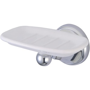 image:imageKingston Brass BA4815SN Metropolitan Wall Mount Soap Dish Holder Brushed NickelPolished Chrome
