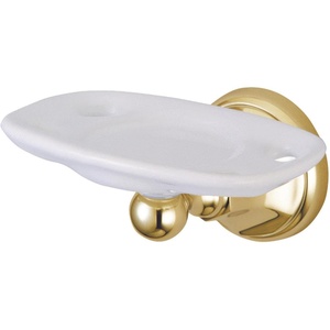 image:imageKingston Brass BA4816PB Metropolitan Toothbrush and Tumbler Holder Polished BrassPolished Brass