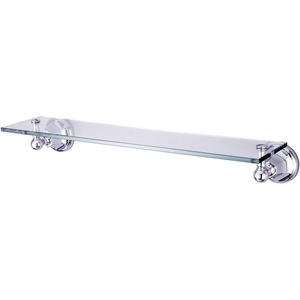 image:imageKingston Brass BA4819BB Metropolitan Glass Shelf Brushed BrassPolished Chrome