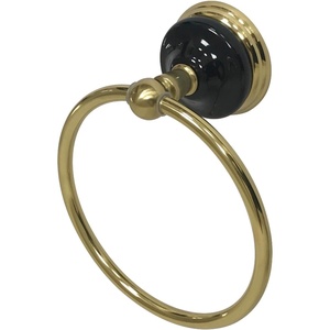 image:imageKingston Brass BA9114PB Water Onyx Towel Ring Polished Brass