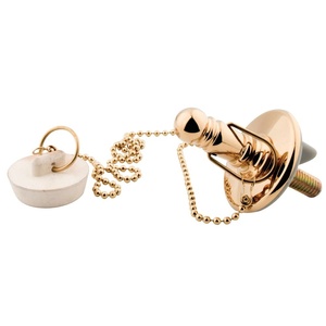 image:imageKingston Brass CC1112 Rubber Stopper Chain and Attachment for CC1002 Polished BrassPolished Brass