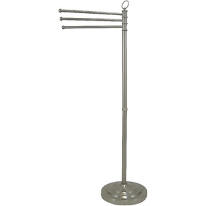 image:imageKingston Brass CC2025 Vintage Freestanding TowelRack 3912Inch Height 10Inch Base Diameter Oil Rubbed BronzeBrushed Nickel