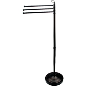 image:imageKingston Brass CC2025 Vintage Freestanding TowelRack 3912Inch Height 10Inch Base Diameter Oil Rubbed BronzeMatte Black