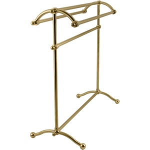 image:imageKingston Brass CC2291 Pedestal Towel Rack Polished ChromeBrushed Brass