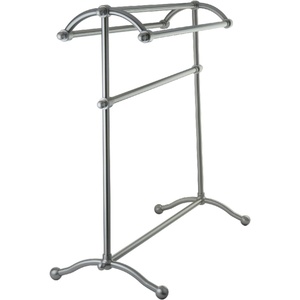 image:imageKingston Brass CC2291 Pedestal Towel Rack Polished ChromeBrushed Nickel