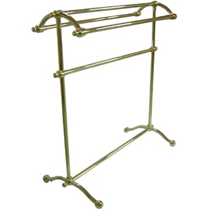 image:imageKingston Brass CC2291 Pedestal Towel Rack Polished ChromePolished Brass
