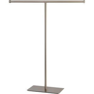 image:imageKingston Brass CC8200 Claremont Freestanding TShape Towel Rack Matte BlackBrushed Nickel