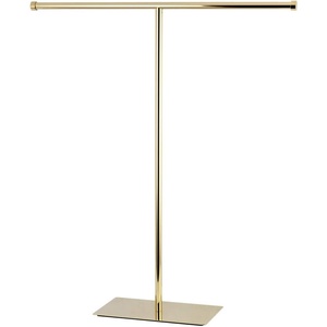 image:imageKingston Brass CC8200 Claremont Freestanding TShape Towel Rack Matte BlackPolished Brass