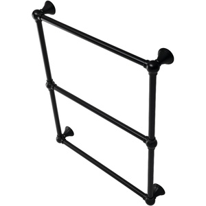 image:imageKingston Brass DTC322419BB Maximilien Wall Mount Towel Rack Brushed Brass 32 x 24 x 3Matte Black