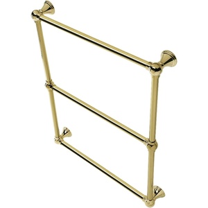 image:imageKingston Brass DTC322419BB Maximilien Wall Mount Towel Rack Brushed Brass 32 x 24 x 3Polished Brass