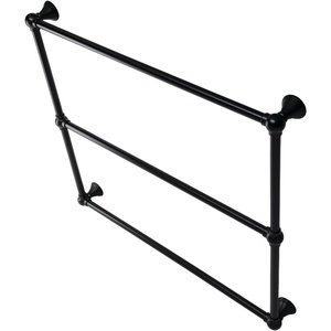 image:imageKingston Brass DTC323019BB Maximilien Wall Mount TowelRack Brushed BrassMatte Black