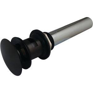 image:imageKingston Brass EV6003 Push PopUp Drain with Overflow Hole 22 Gauge Antique BrassOil Rubbed Bronze