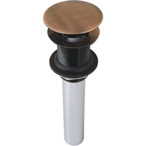 image:imageKingston Brass EV7005 Designer Trimscape 2Inch Brass PopUp Drain Assembly less Overflow Oil Rubbed BronzeAntique Copper
