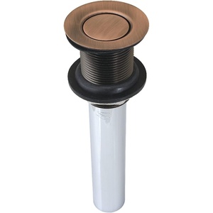 image:imageKingston Brass EV800AC Push PopUp Drain without Overflow Antique CopperAntique Copper