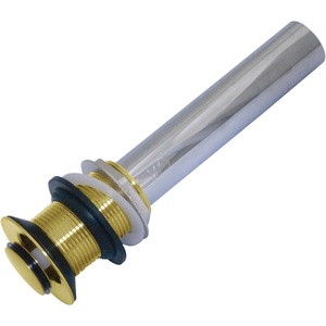 image:imageKingston Brass EV800AC Push PopUp Drain without Overflow Antique CopperBrushed Brass