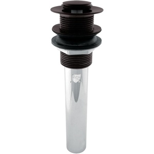 image:imageKingston Brass EV800AC Push PopUp Drain without Overflow Antique CopperOil Rubbed Bronze