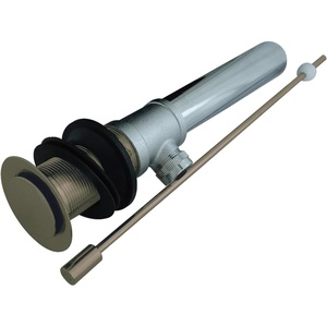 image:imageKingston Brass Fauceture KS8105 PopUp Drain without Overflow Oil Rubbed BronzeBrushed Nickel
