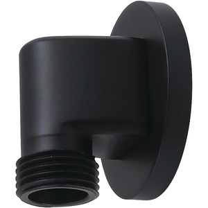 image:imageKingston Brass K173M6 Shower Scape Wall Mount Supply Elbow Polished NickelMatte Black