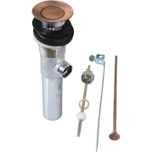 image:imageKingston Brass KB1003 Brass PopUp Drain with Overflow Antique Brass 781 x 213 x 213Antique Copper