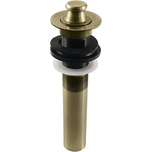 image:imageKingston Brass KB3001 Fauceture Lift and Turn Sink Drain  ChromeAntique Brass