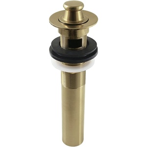 image:imageKingston Brass KB3001 Fauceture Lift and Turn Sink Drain  ChromeBrushed Brass