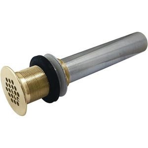 image:imageKingston Brass KB400AC Grid Drain without Overflow 17 Gauge Antique CopperPolished Brass