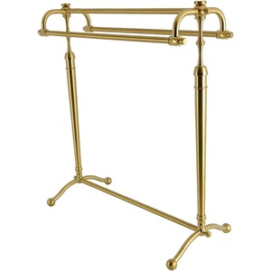 image:imageKingston Brass SCC2267 Warwick 28 Freestanding Pedestal 3Tier Towel Rack Brushed Brass
