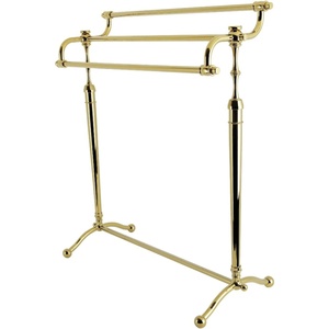 image:imageKingston Brass SCC2392 Warwick 28 Freestanding Pedestal 3Tier Towel Rack Polished Brass