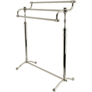 image:imageKingston Brass SCC2396 Warwick 28 Freestanding Pedestal 3Tier Towel Rack Polished Nickel