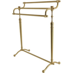 image:imageKingston Brass SCC2397 Warwick 28 Freestanding Pedestal 3Tier Towel Rack Brushed Brass