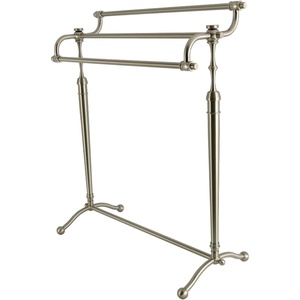 image:imageKingston Brass SCC2398 Warwick 28 Freestanding Pedestal 3Tier Towel Rack Brushed Nickel