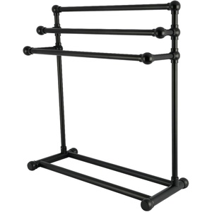 image:imageKingston Brass SCC8230 Maximilien 28 Freestanding Pedestal 3Tier Towel Rack Matte Black