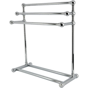 image:imageKingston Brass SCC8231 Maximilien 28 Freestanding Pedestal 3Tier Towel Rack Polished Chrome
