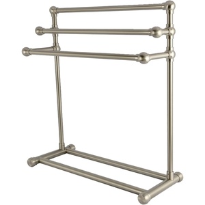 image:imageKingston Brass SCC8238 Maximilien 28 Freestanding Pedestal 3Tier Towel Rack Brushed Nickel