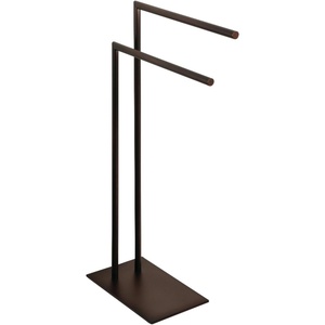 image:imageKingston Brass SCC8328 Freestanding Dual Towel Rack in Brushed NickelOil Rubbed Bronze