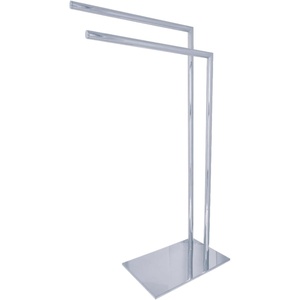 image:imageKingston Brass SCC8328 Freestanding Dual Towel Rack in Brushed NickelPolished Chrome