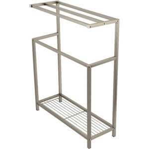image:imageKingston Brass SCC8360 Edenscape Freestanding Iron Towel Rack Matte BlackBrushed Nickel