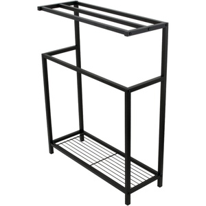 image:imageKingston Brass SCC8360 Edenscape Freestanding Iron Towel Rack Matte BlackMatte Black