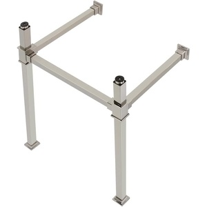 image:imageKingston Brass VPB3322SQ7 Monarch 22Inch Stainless Steel Console Sink Legs Brushed BrassPolished Nickel