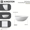 image:imageAqua Eden VRTRS633022 Arcticstone 63Inch Solid Surface White Stone Freestanding Tub with Drain Matte White