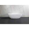 image:imageAqua Eden VRTRS713522 Acrticstone 71Inch Solid Surface Freestanding Tub with Drain Matte White