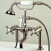 image:imageAqua Vintage AE103T5BX English Country Deck Mount Clawfoot Tub Faucet Oil Rubbed BronzeBrushed Nickel