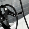 image:imageKingston Brass AE103T5 Aqua Vintage 7 in Spout Reach Deck Mount Clawfoot Tub Faucet Oil Rubbed BronzeMatte Black