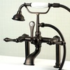 image:imageKingston Brass AE103T5 Aqua Vintage 7 in Spout Reach Deck Mount Clawfoot Tub Faucet Oil Rubbed BronzeOil Rubbed Bronze