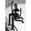 image:imageKingston Brass AE103T5 Aqua Vintage 7 in Spout Reach Deck Mount Clawfoot Tub Faucet Oil Rubbed BronzeOil Rubbed Bronze