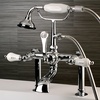 image:imageKingston Brass AE108T1 Aqua Vintage 7 in Spout Reach Deck Mount Clawfoot Tub Faucet Polished ChromePolished Chrome