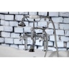 image:imageKingston Brass AE110T1 Aqua Vintage 7 in Spout Reach Deck Mount Clawfoot Tub Faucet Polished ChromePolished Chrome