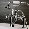 image:imageKingston Brass AE110T1 Aqua Vintage 7 in Spout Reach Deck Mount Clawfoot Tub Faucet Polished ChromePolished Chrome