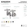 image:imageKingston Brass AE37T0 Aqua Vintage Clawfoot Tub Faucet Matte Black 656 x 319 x 475Brushed Brass