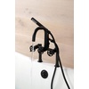 image:imageKingston Brass AE8407CG Fuller 7Inch Deck Mount Clawfoot Tub Faucet Brushed BrassMatte Black